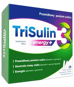 ТріСулін TriSulin energy+, пакетики з порошком, 28 шт