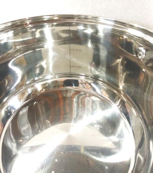 Каструля Bohmann BH-0715-24, 6. 5 л, 24 см, з нержавіючої сталі з кришкою, для всіх типів плит | Зображення 4