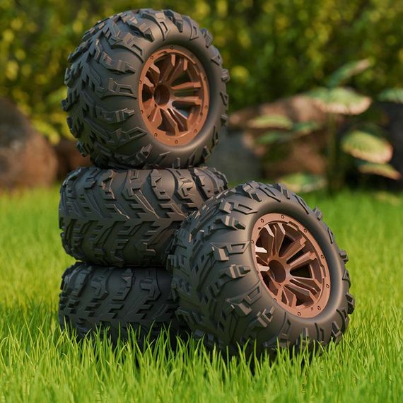 Машинка на радіокеруванні SCHE HW8809 Four-wheel drive high-speed Green | Зображення 4