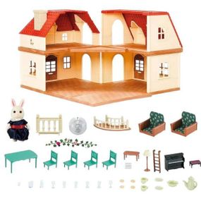 Будиночок ляльковий двоповерховий А 08 Рожевий