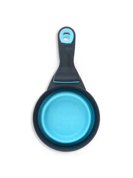 Мірний стакан для корму Dexas Collapsible KlipScoop складаний на кліпсі 480 мл блакитний