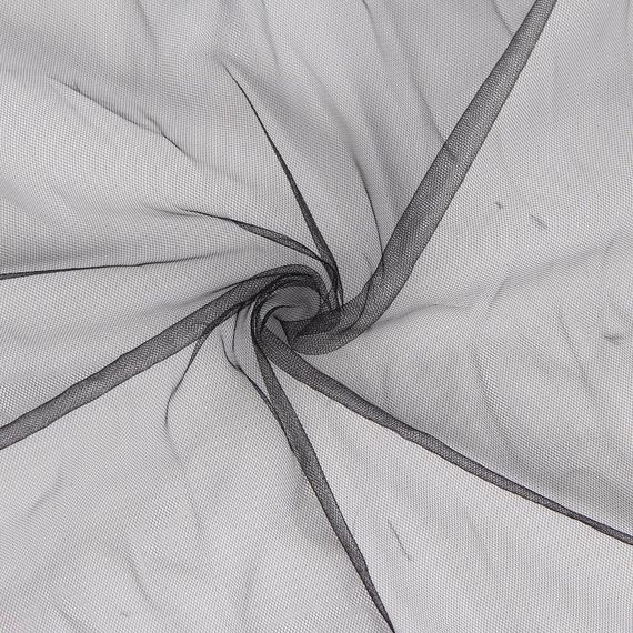 Пеньюар довгий з окантовкою хутром та атласним поясом Star Night Plush Edging чорний, XS-S | Зображення 9