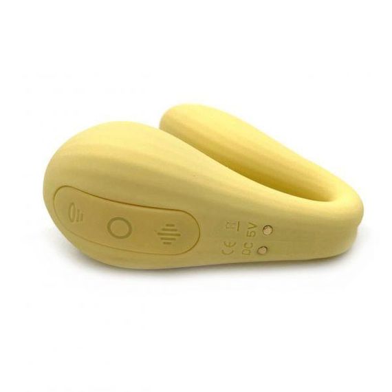 Вакуумний вагінально-кліторальний стимулятор Magic Motion Bobi Yellow, керування зі смартфона Sex Aura | Зображення 5