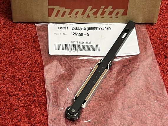 Шина направляюча 9 мм до стрічкового напилка Makita 9032, DBS180 (125158-5) | Зображення 2