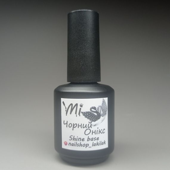 Светоотражающая база Mi Черный Оникс 15мл (бутылочка с кисточкой)