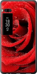 Чехол на Meizu Pro 7 Plus Красная роза "529u-1131-17620"