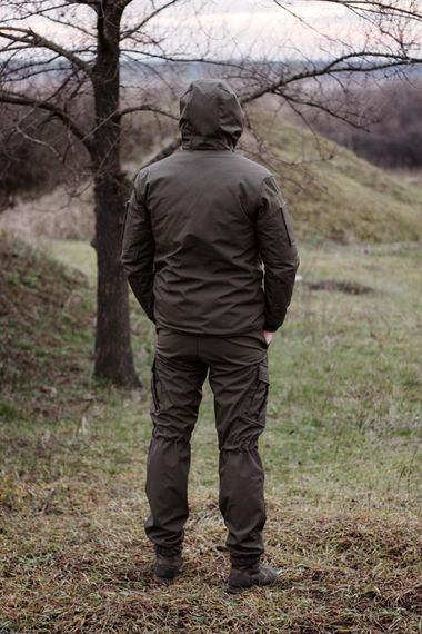 Куртка Soft Shel 2в1 зима трансформер +5°С, -20°С Олива | Зображення 4