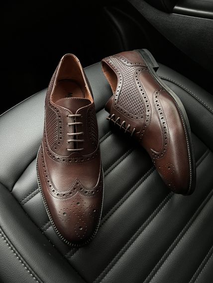 Шикарні коричневі оксфорди 38 розмір | Зображення 1
