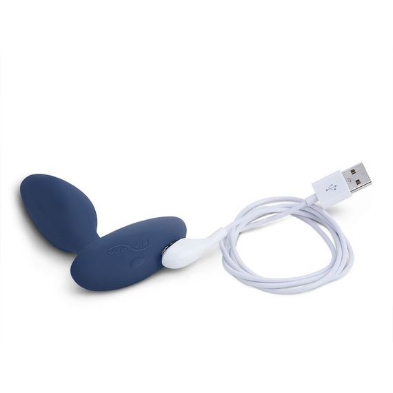 Анальная смарт-вибропробка We-Vibe Ditto Moonlight Blue с пультом ДУ | Зображення 8