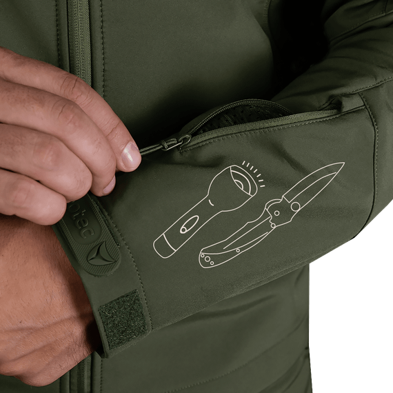 Куртка Phantom SoftShell Олива (7294), L | Зображення 5