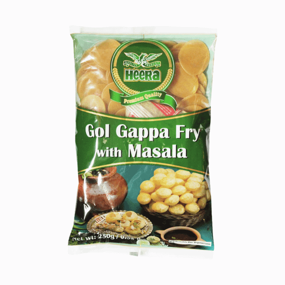Пані пурі для смаження з масалою  Masala with Gol Gappa Puri 250г Heera 5031416111177