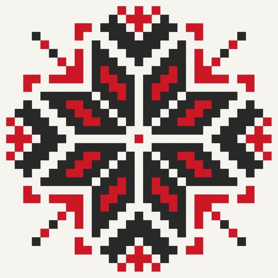 Картина за номерами "Етнічний орнамент" 13039-AC 30х30 см