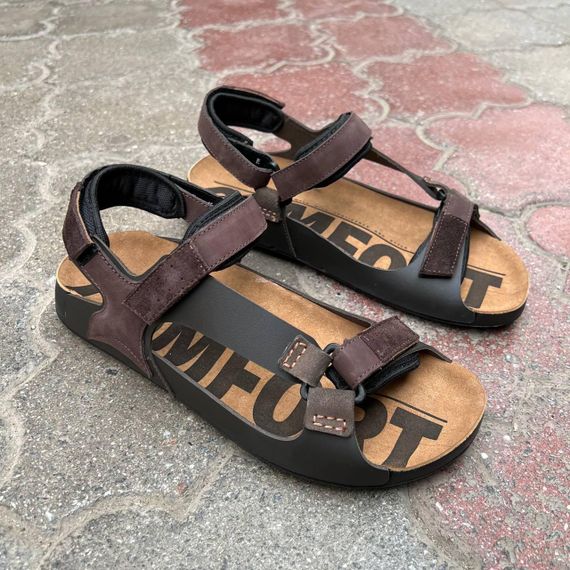 Коричневі чоловічі сандалі Kadar 41 43 44 45 розмір