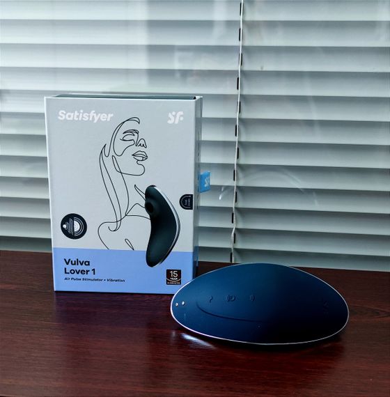 Вакуумний кліторальний стимулятор Satisfyer Vulva Lover 1 із вібрацією, синій sexstyle | Зображення 17