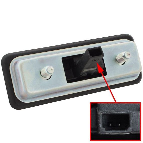 Skoda Octavia II 04-13 1ZD827574 кнопка, ручка наружная (штекер) задней двери багажника шкода октавия 2 | Зображення 1