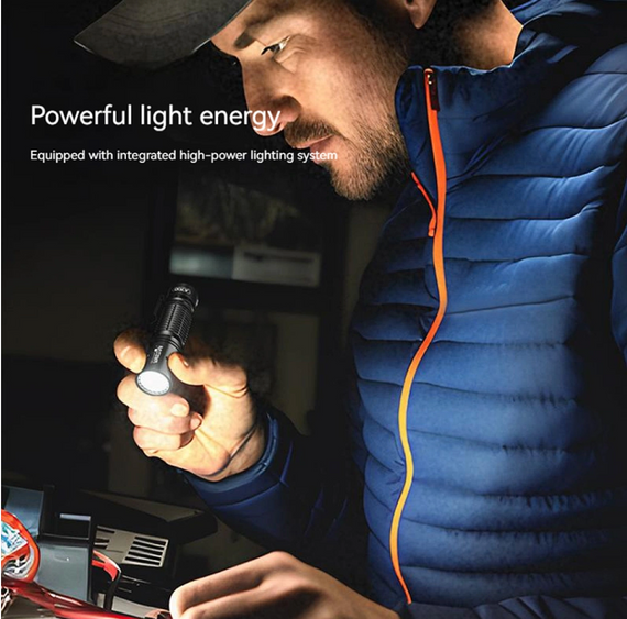 Ліхтар портативний акумуляторний ручний кишеньковий, алюмінієвий корпус WARSUN A700 700Lm | Зображення 2