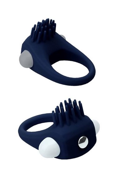 Эрекционное кольцо Dream Toys Rings of Love с усиками, синего цвета Sex Aura | Зображення 1