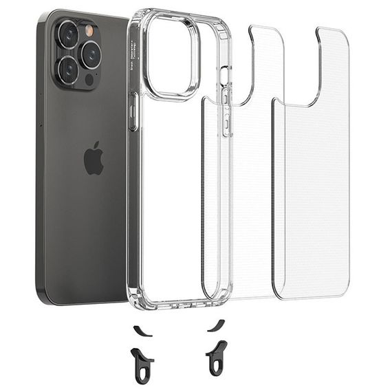 Чехол TPU Transparent with Straps для Apple iPhone 12 Pro Max (6.7") | Зображення 3