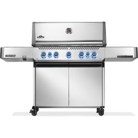 Газовий гриль Napoleon Prestige P 650 з бічною конфоркою Sizzle Zone та вертілем (69632) нерж сталь P665VRSIBPSS-RC Код: 013839