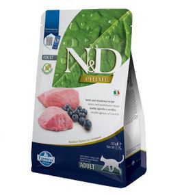 Сухий корм з ягнятиною для котів Farmina N&D Prime Lamb & Blueberry Adult, 300 гр
