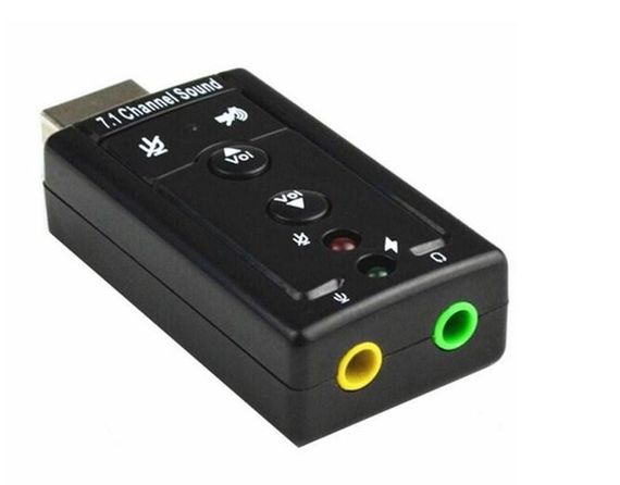 Універсальна звукова карта USB Virtual Audio 7.1 3D Sound Card | Зображення 1