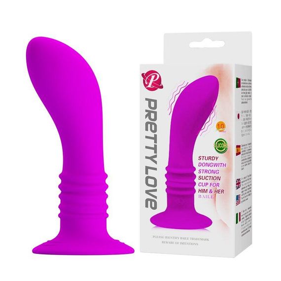 Анальний вібратор "PRETTY LOVE" на присосці BI-014161 sexstyle