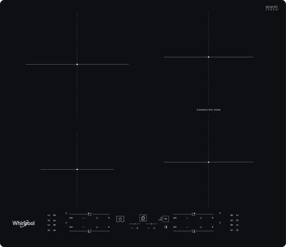 Варочная поверхность Whirlpool индукционная WBB8360NE