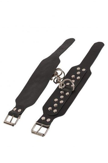 Кайдани на щиколотки Leather Leg Cuffs Black Sex Aura | Зображення 2