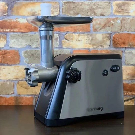 Электрическая мясорубка с насадками Rainberg RB-672 3000W, Электромясорубка PC-577 для шинковки | Зображення 2