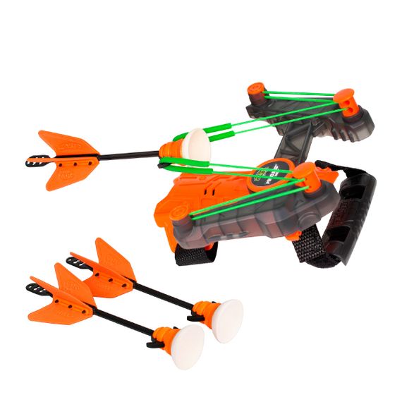 Детский лук на запястье с 3 стрелами Wrist Bow Orange