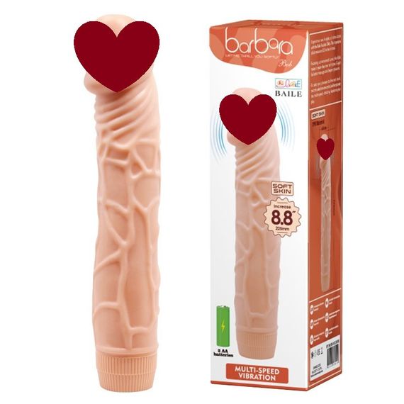 Вібратор - Barbara Bob Vibrator 8,8" Flesh Sex Aura