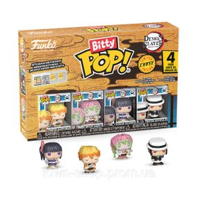 Набор игровых фигурок Bitty POP! серии Убийца демонов (4 фигурки в асс.)