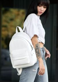 Женский рюкзак Sambag Dali BKHa белый 35 х 25 х 14 см (15351008)