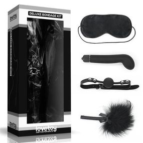 Набір БДСМ - Deluxe Bondage Kit (маска, вібратор, кляп, пір'їнка) Sex Aura