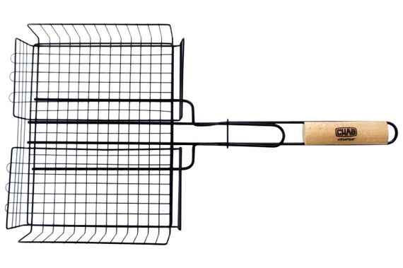Решетка-гриль высокий борт с антипригарным покрытием (56x31x24x5,5см) СИЛА