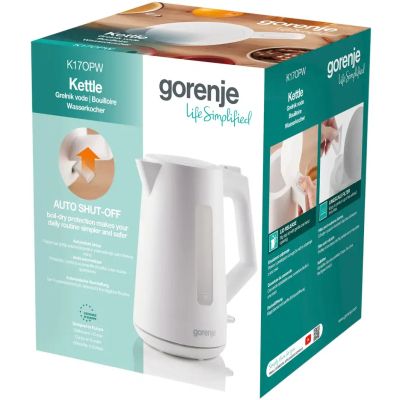 Електрочайник Gorenje K17OPW | Зображення 6