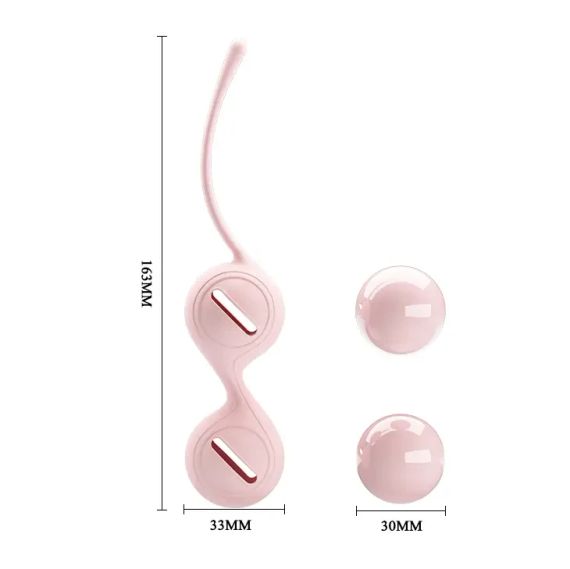 Вагінальні кульки KEGEL (світло-рожеві) Sex Aura | Зображення 6