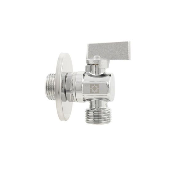 Приладовий кутовий кульовий кран Raftec 1/2"x3/4" (KDH0102) | Зображення 1