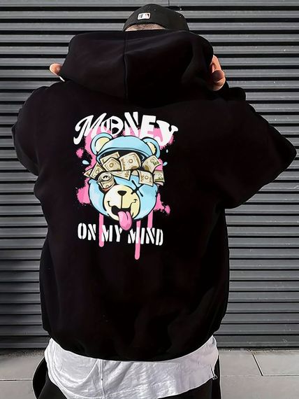 Худі з ДТФ на Флісі (оверсайз)