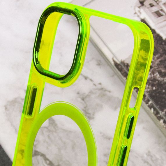 Чохол TPU Iris with MagSafe для Apple iPhone 12 Pro Max (6.7") Жовтий | Зображення 6