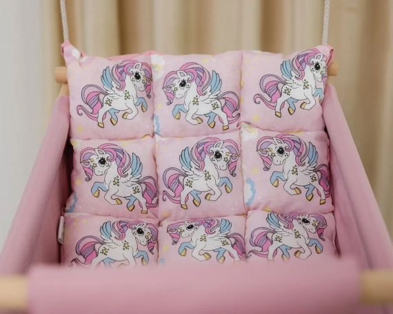 Подвесная качеля люлька  Unicorn, качели для детей, качели гамак | Зображення 8