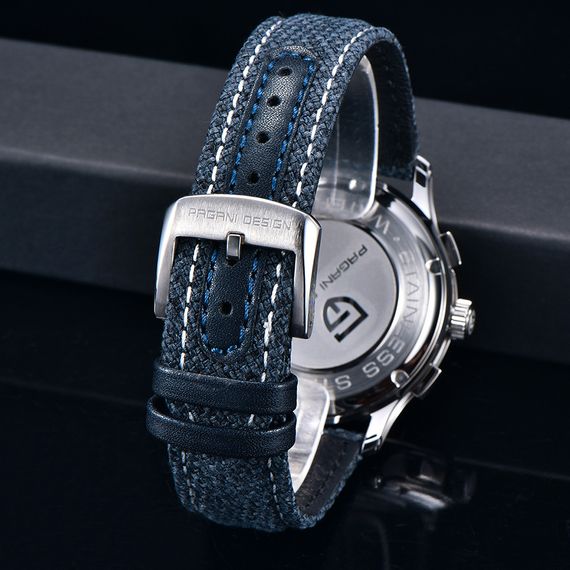 Чоловічий годинник Pagani Design PD-1781 Blue-Silver-Blue | Зображення 3