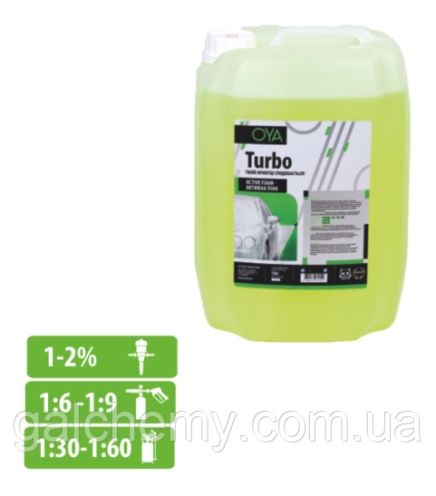 Активна піна для автомийок (концентрат) Turbo (5,5 л) ТМ OYA