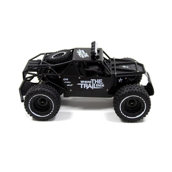 Металлическая матовая машинка Off-Road Crawler На Р/У Race чёрная | Зображення 6