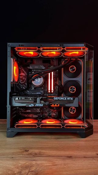 Збірка на замовлення:ігровий ПК GameMax Hype-M Black Tower / AMD Ryzen 7 7800X3D (8 (16) ядер по 4,2 - 5,0 ГГц) / 32 ГБ DDR5 / 1000 ГБ SSD M.2 / nVidia GeForce RTX 5070 Ti, 16 ГБ GDDR7, 256-bit / 850W | Зображення 6