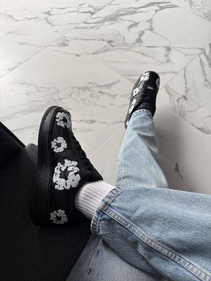 Кроссовки  Air Force x Denim Tears CUSTOM / аир форсе  весна / лето / осень 0156 | Зображення 7