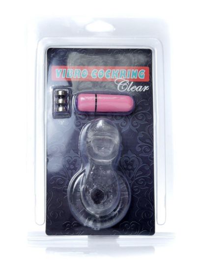 Эрекционное кольцо - Tongue Vibro CockRing Clear sexstyle | Зображення 8
