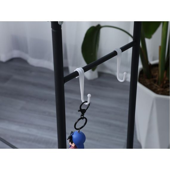 Стелаж над пральною машиною підлоговий Bonro Бонро B11 чорний (42400256) | Зображення 5