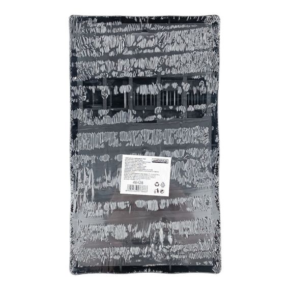 Набір ключів комбінованих COLD STAMPED CRV із 12 од. SATINE, Haisser 48428 | Зображення 3