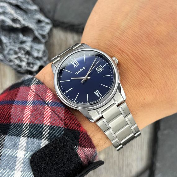 Чоловічий годинник Casio MTP-V002D-2B3 | Зображення 4